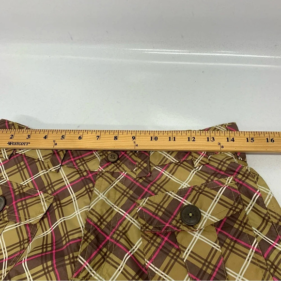 Sims‎ Snowboard Pants Woman Small  Cargo Pockets Pink Plaid Insulated Ski Winter - Picture 14 of 14